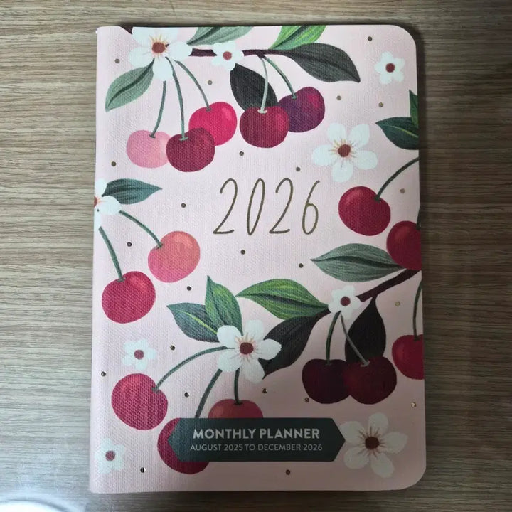 [BUNJANG] 2026 Cherry Monthly Planner Diary / 2026 체리 Monthly Planner 다이어리