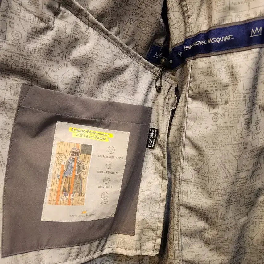 [BUNJANG] Jean-Michel Basquiat Windbreaker Jacket / 장 미쉘 바스키아 바람막이 새제품