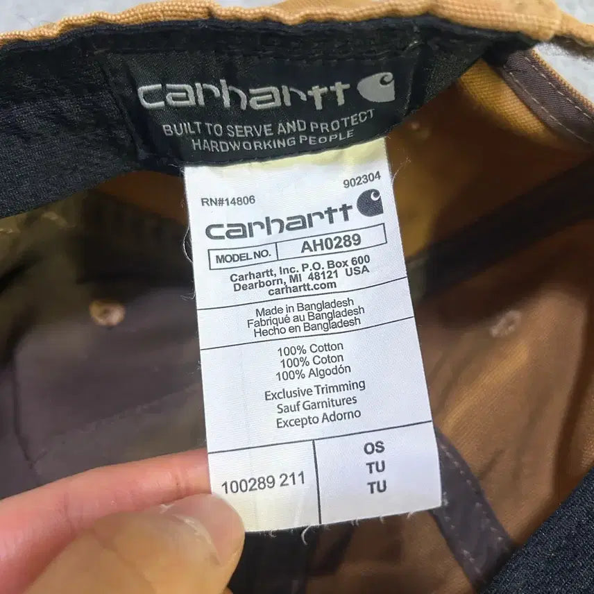 [BUNJANG] Carhartt Brown Ball Cap / 칼하트 브라운 볼캡