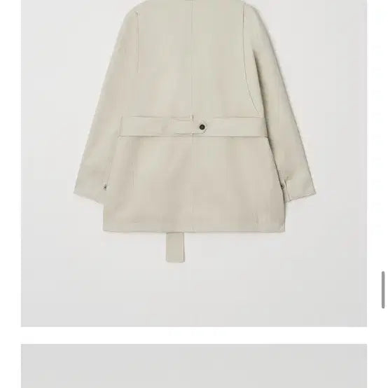 [BUNJANG] Notia Half Trench Jacket Light Beige S / 새상품 ) 노티아 하프 트렌치 자켓 라이트 베이지 / S