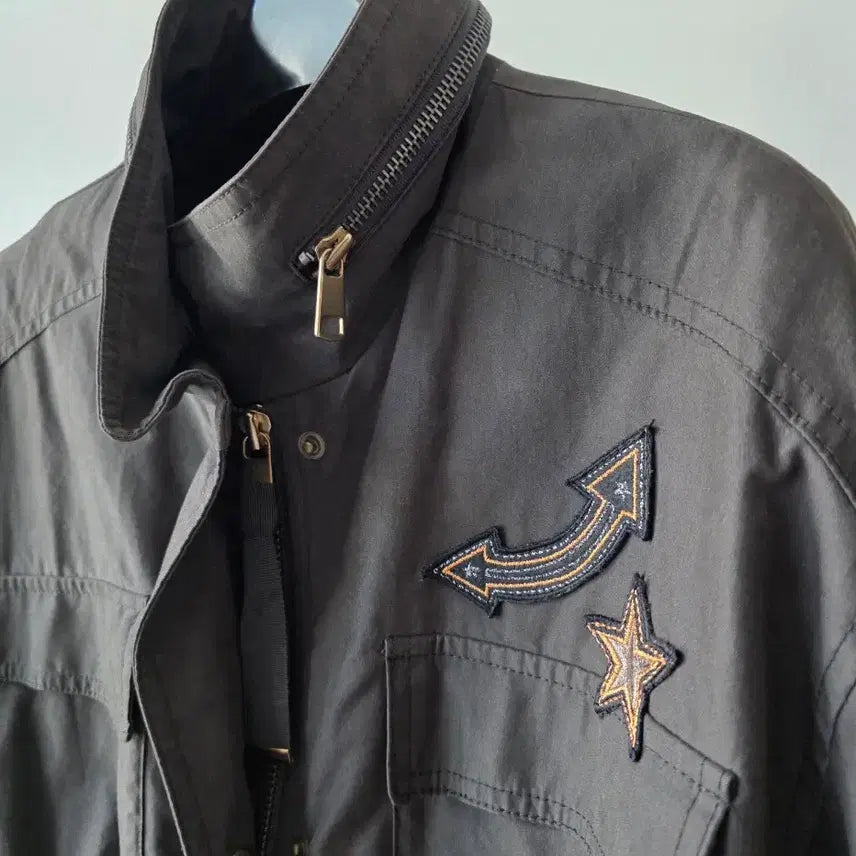 [BUNJANG] CC Collect Khaki Field Jacket / CC collcet 씨씨콜렉트 카키 야상 사파리 점퍼-66(새상급)