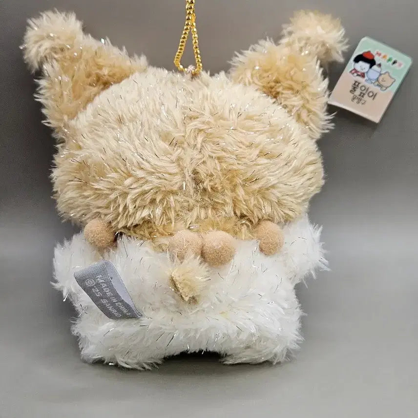 [BUNJANG] Kuromi Glitter Gold Keyring / 쿠로미 반짝골드 키링. 새상품