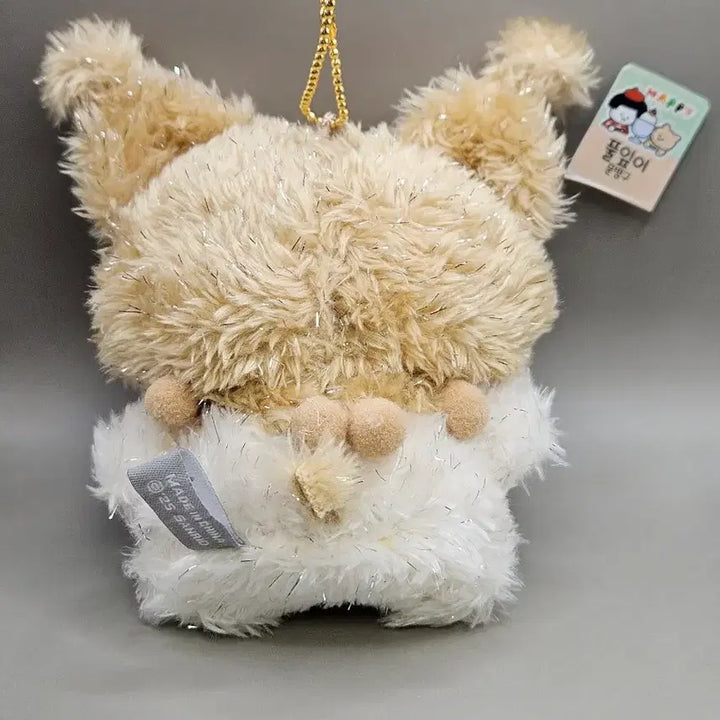 [BUNJANG] Kuromi Glitter Gold Keyring / 쿠로미 반짝골드 키링. 새상품