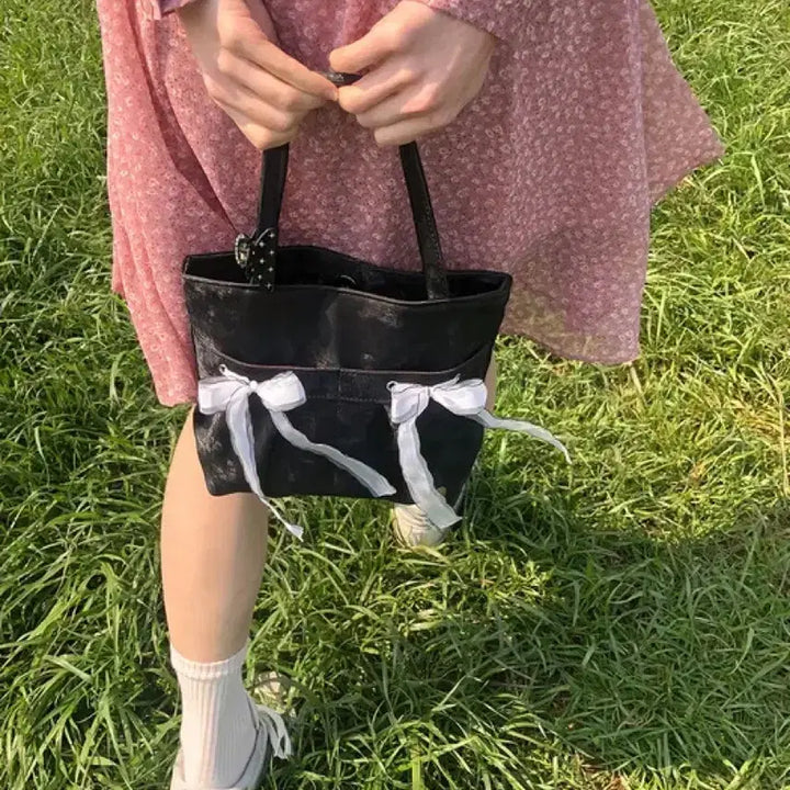 [BUNJANG] OVUNI Mini Easy Ribbon Bag / 오부니 ovuni mini easy ribbon bag black