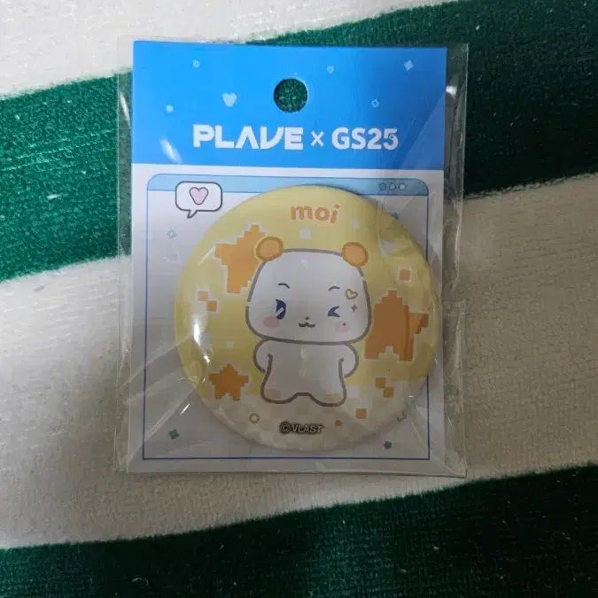 [SOLD OUT] 플레이브 GS25 지에스 뫄 캔뱃지
