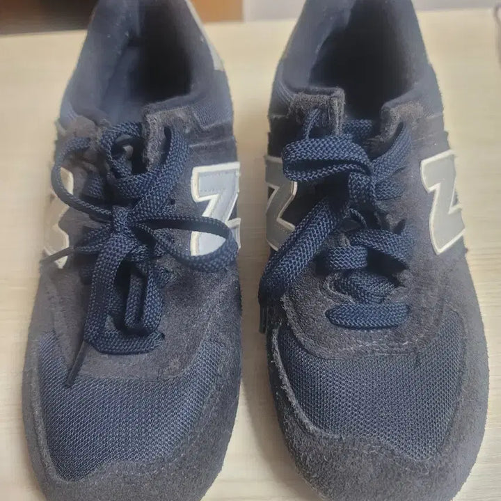 [BUNJANG] New Balance 574 Navy Suede Sneakers / 뉴발란스574 운동화 네이비 스웨이드