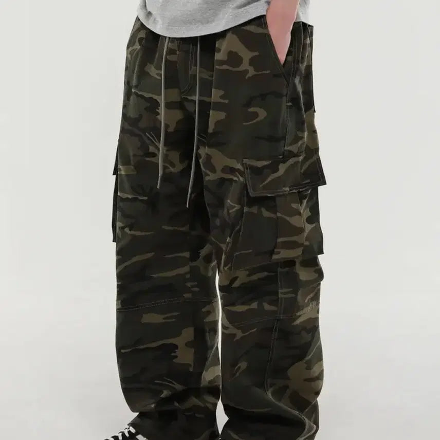 [BUNJANG] Takeasy Camo Cargo Jogger Pants (S) / 테이크이지 카모 카고 조거 팬츠 (s사이즈)