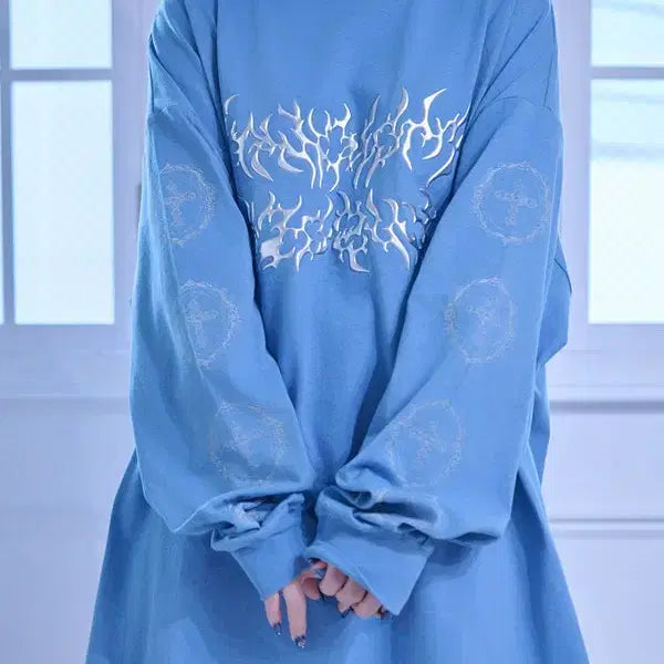 [BUNJANG] Whinny Despair Rebirth Long T-shirt / Whinny 화이니 절망 재림 롱 티셔츠