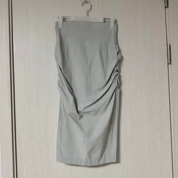 [BUNJANG] Reine Apple Green Shirring Midi Skirt S / 렌느 reine 애플그린 셔링 미디스커트 S