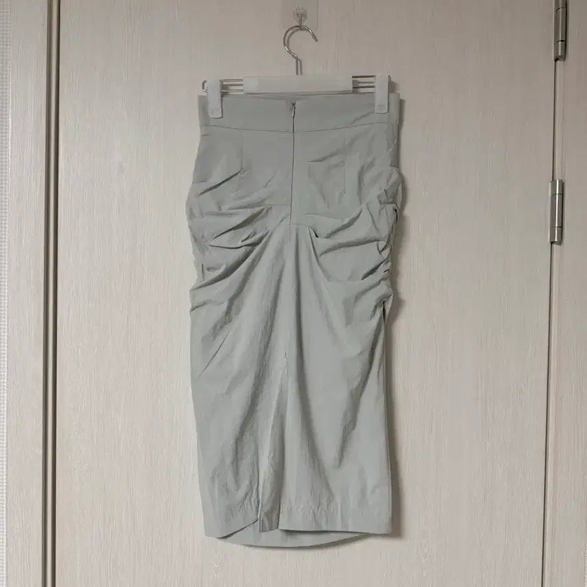 [BUNJANG] Reine Apple Green Shirring Midi Skirt S / 렌느 reine 애플그린 셔링 미디스커트 S
