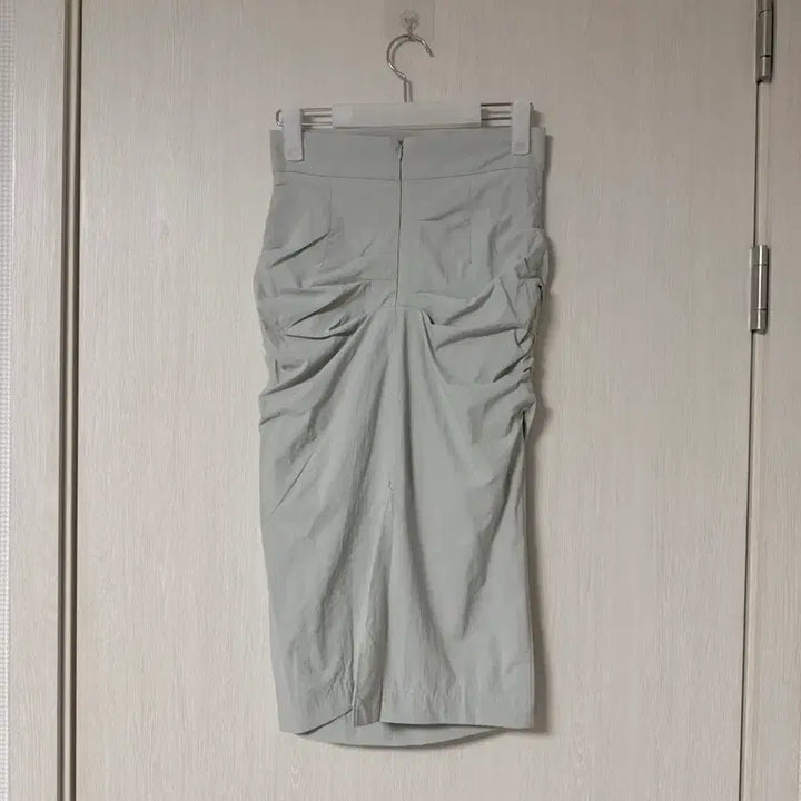 [BUNJANG] Reine Apple Green Shirring Midi Skirt S / 렌느 reine 애플그린 셔링 미디스커트 S