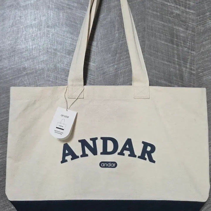 [BUNJANG] Andar Logo Canvas Bag / 안다르 로고 캔버스백