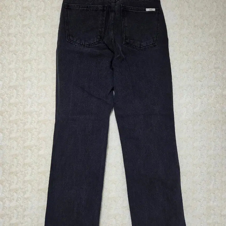 [BUNJANG] Sleek Wide Denim Pants Black / [새 상품/S] 슬릭 와이드 데님 팬츠 흑청
