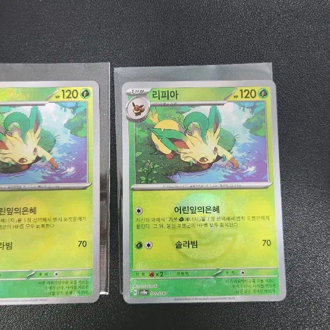 [BUNJANG] Pokemon Leafeon Monster Ball SV8a Card / 포켓몬 카드 리피아 몬스터볼 sv8a