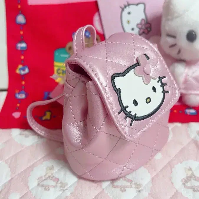 [BUNJANG] Kitty Quilt Bag Charm Mascot Keyring Bundle / 키티퀄트2탄 가방키링 마스코트 키링 일괄