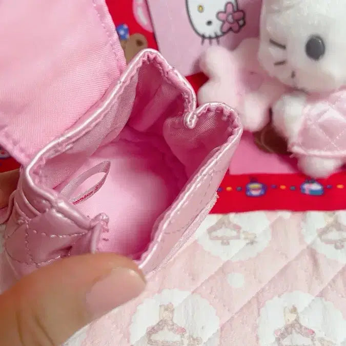 [BUNJANG] Kitty Quilt Bag Charm Mascot Keyring Bundle / 키티퀄트2탄 가방키링 마스코트 키링 일괄