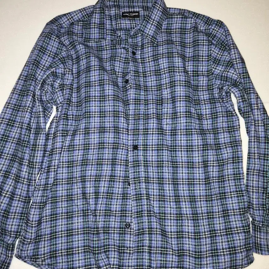 [BUNJANG] Checked Shirt / 반기모 남방 체크 양호1주/일여행때구매 29900도쿄105