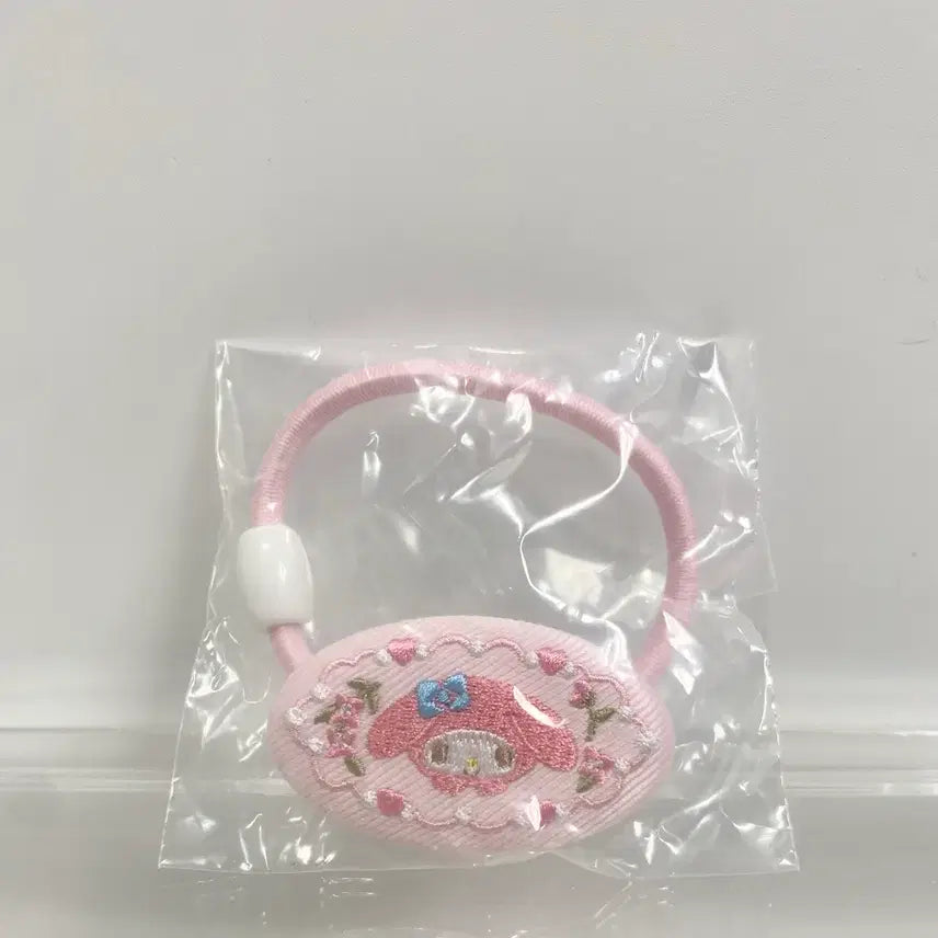[SOLD OUT] 산리오 자수 머리끈 헤어밴드 가챠