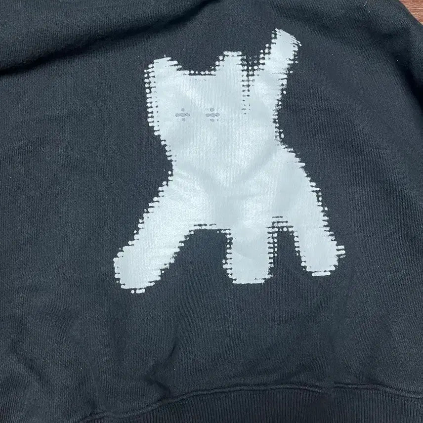 [BUNJANG] Aeae Cats Eye Crop Hoodie / aeae 캣츠아이 크롭 후드티 블랙