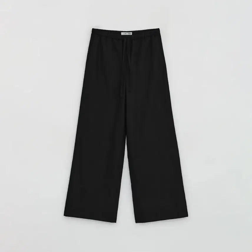 [BUNJANG] Lowtide Wool Strap Pants Black / 로우타이드 울 스트랩 팬츠 블랙