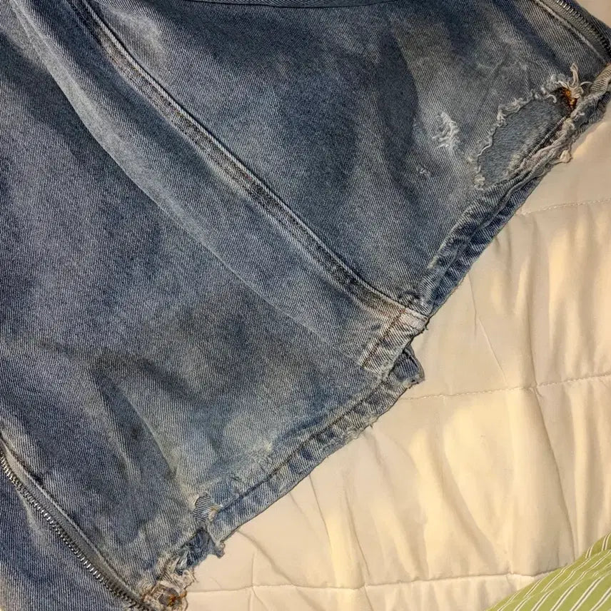 [SOLD OUT] 배드블러드 보니 데님 카고 팬츠 스카이 블루