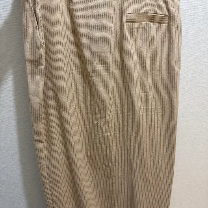 [SOLD OUT] (드라이완료) ZARA 자라 스트라이프 베이지 트임 스커트 M