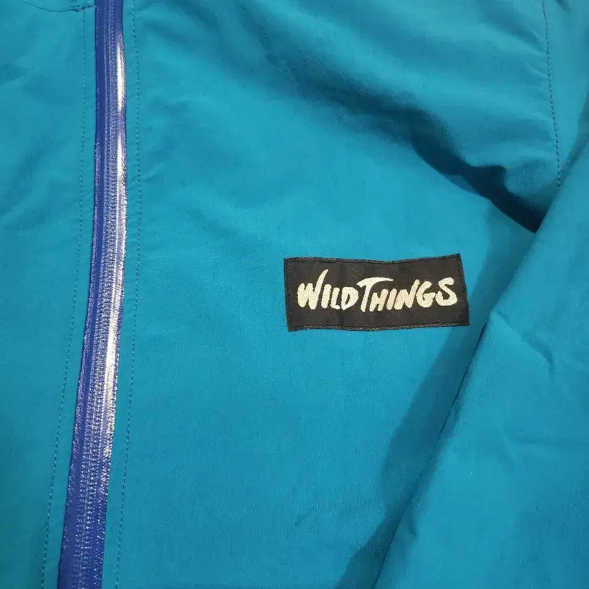 [BUNJANG] Wild Things Blue Hooded Windbreaker Jacket / 일본판 와일드띵스 wild things  블루 후드 바람막이 자켓