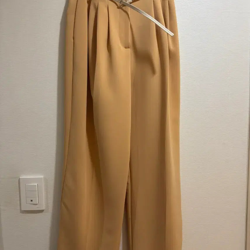 [BUNJANG] Plastic Island Wide Slacks Pants M / (새상품) 플라스틱 아일랜드 와이드 슬랙스 팬츠 M + 벨트포함