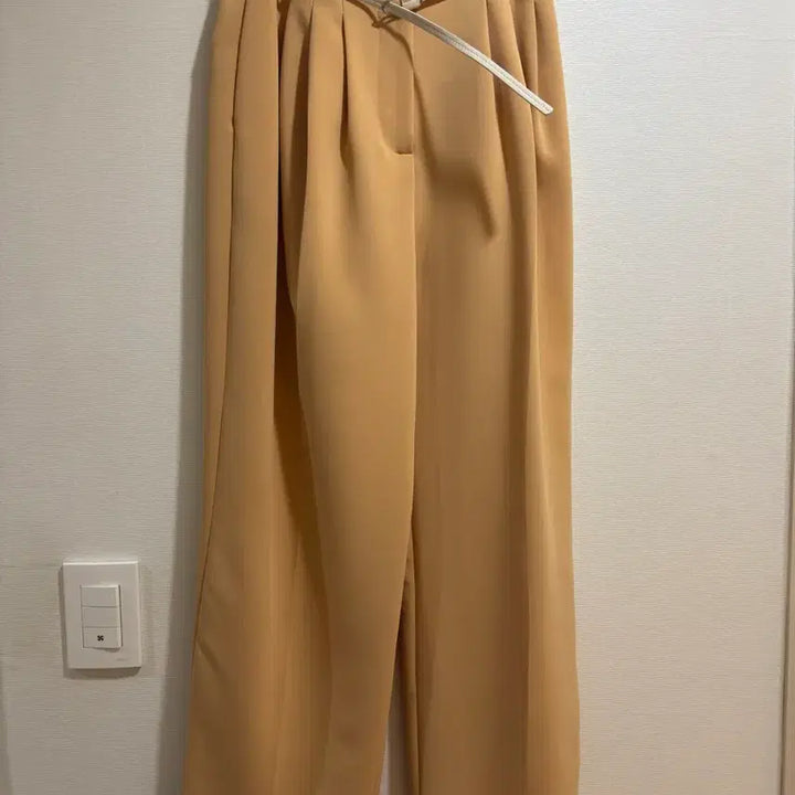 [BUNJANG] Plastic Island Wide Slacks Pants M / (새상품) 플라스틱 아일랜드 와이드 슬랙스 팬츠 M + 벨트포함