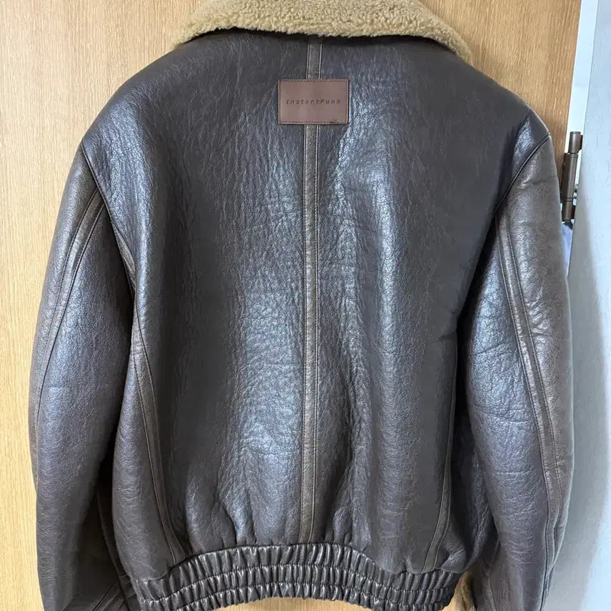 [BUNJANG] InstantFunk Men's Faux Leather Mouton Jacket / 인스턴트펑크 남자 무스탕