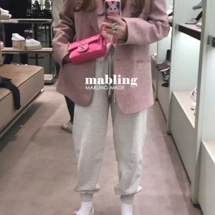 [BUNJANG] Mabling Marton Mills Pink Jacket / Mabling 마블링 마튼밀스 핑크자켓 marton mills jackt