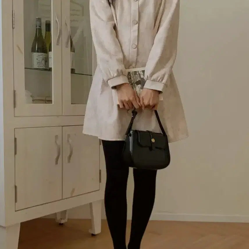 [BUNJANG] Lirico Square Neck Dress / 리리앤코 스퀘어넥 원피스 택달린 새제품 | 하객룩 데이트룩 아뜨랑스 프롬