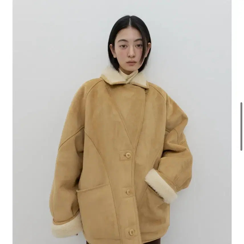 [BUNJANG] Gbh Seulgi Mustang Jacket / Gbh무스탕 슬기착용