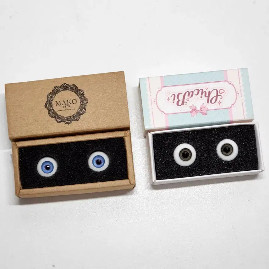 [BUNJANG] Chicabi Mako Glass Eye 14mm for Ball Jointed Doll / 구관 마코 치카비 글라스 안구 14mm usd 유딩 물품 구체관절인형