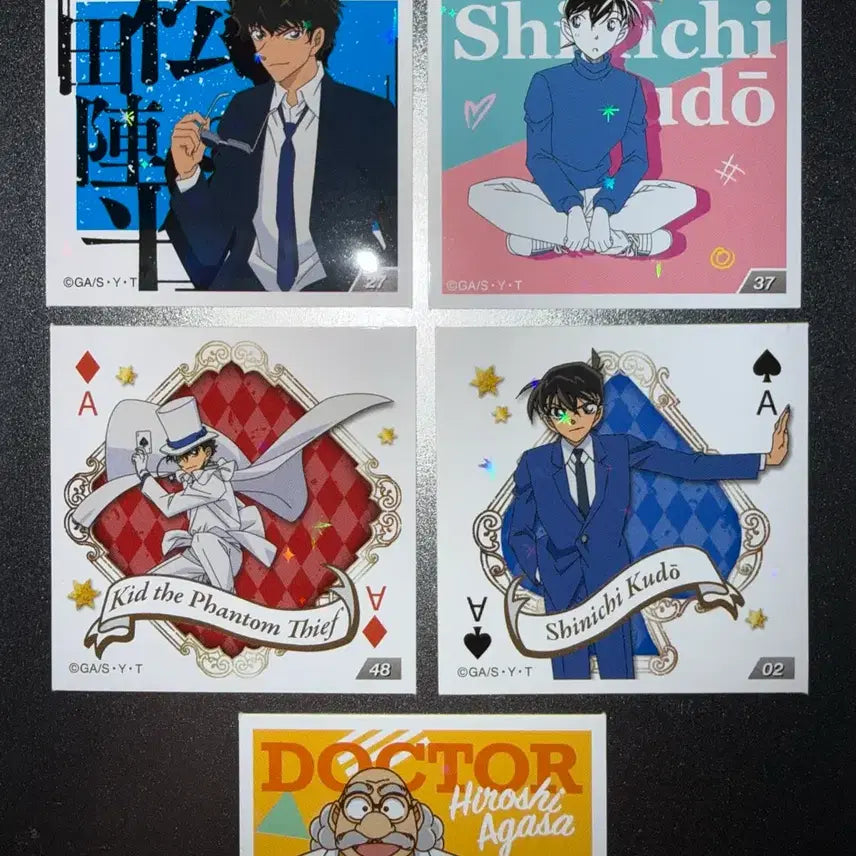 [BUNJANG] Detective Conan Kaito Kid Shinichi Kudou Sticker Bundle / 명탐정코난 괴도키드 남도일 신이치 송보윤 마츠다진페이 스티커
