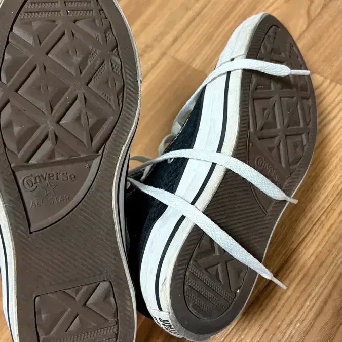 [BUNJANG] Converse Black High Sneakers / 컨버스 블랙 하이 스니커즈
