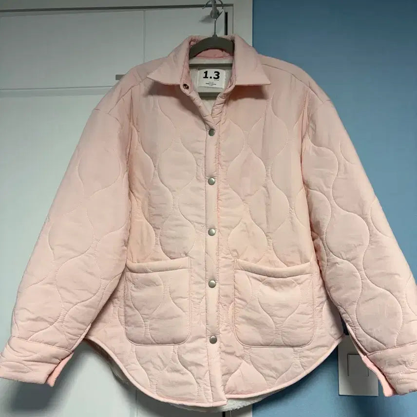 [BUNJANG] Pink Quilted Jacket / 1.3 핑크 퀼팅 자켓