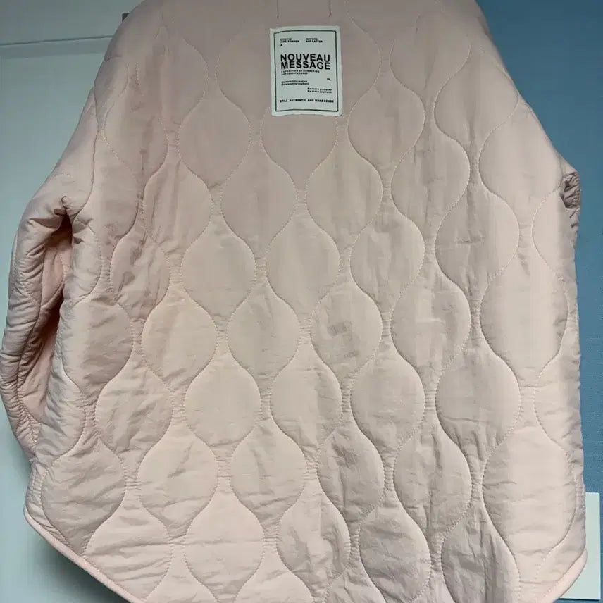 [BUNJANG] Pink Quilted Jacket / 1.3 핑크 퀼팅 자켓