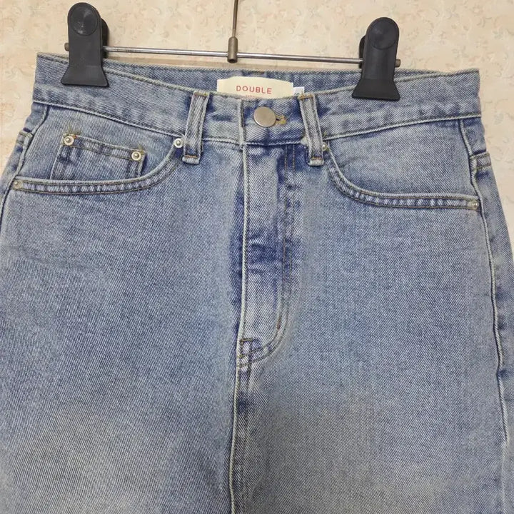 [BUNJANG] Mid-Wash Denim Midi Skirt / [S] 미디 데님 스커트 중청