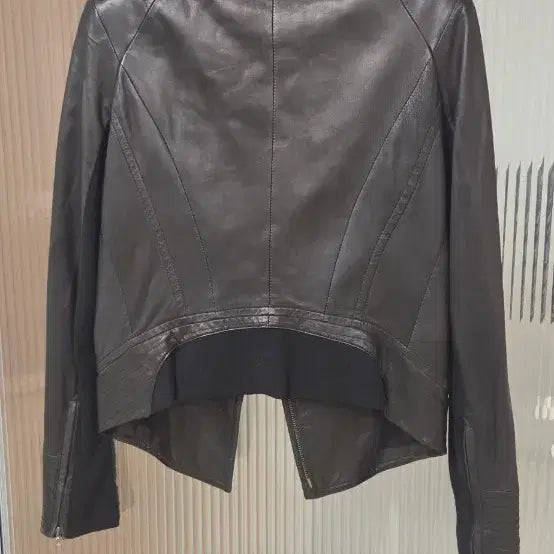 [BUNJANG] System Lambskin Leather Jacket / 시스템 양가죽자켓