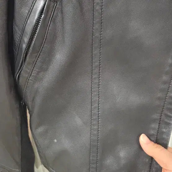 [BUNJANG] System Lambskin Leather Jacket / 시스템 양가죽자켓