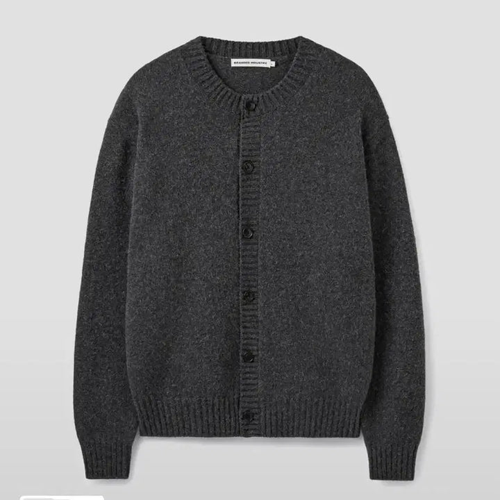 [SOLD OUT] 브랜디드 브러시드 알파카 가디건 차콜 M 팝니다