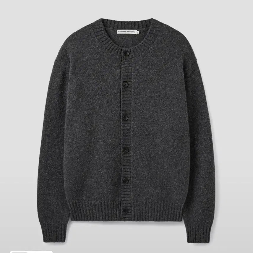 [SOLD OUT] 브랜디드 브러시드 알파카 가디건 차콜 M 팝니다