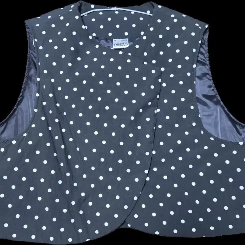 [BUNJANG] REETKEEM DOT Padded Vest Charcoal / REETKEEM릿킴 [reets] DOT PADDED VEST 차콜