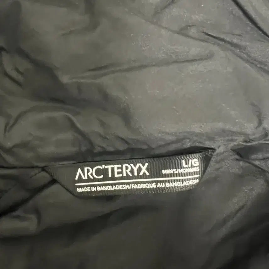 [BUNJANG] Arc'teryx Atom LT Black Large / 아크테릭스 아톰 LT 블랙 라지