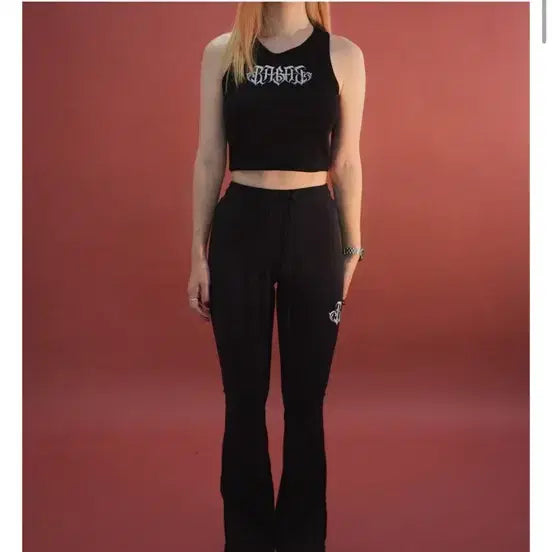 [BUNJANG] Lab.D Bootcut Leggings Pants - Black / [무배] 랩디 부츠컷 레깅스 팬츠_블랫