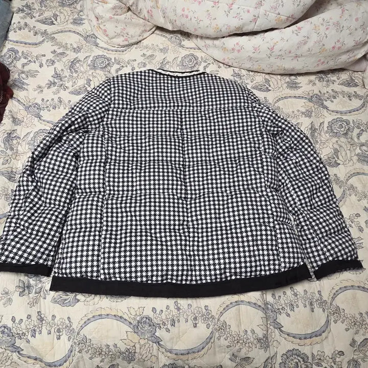 [BUNJANG] G Studio 20FW Goose Down Jacket (Houndstooth) 88 / 지스튜디오 20FW 구스다운 자켓 88