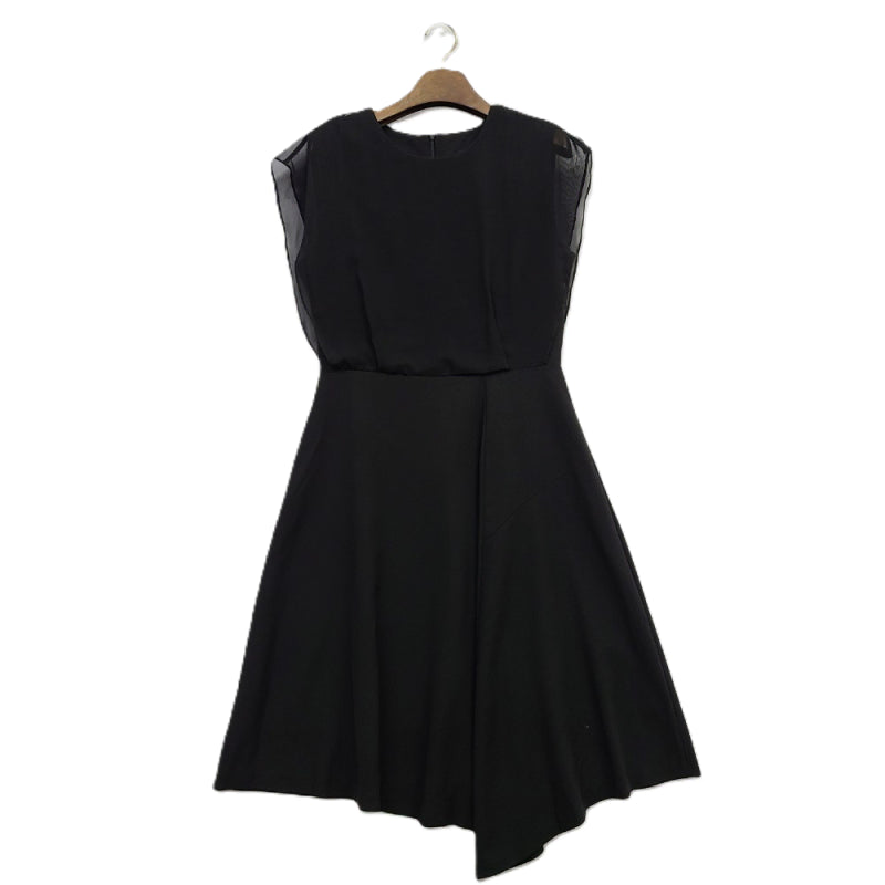 [BUNJANG] Alice Black Sleeveless Chiffon Dress / 마란트/66/블랙 민소매 쉬폰 원피스/앨리스/9825