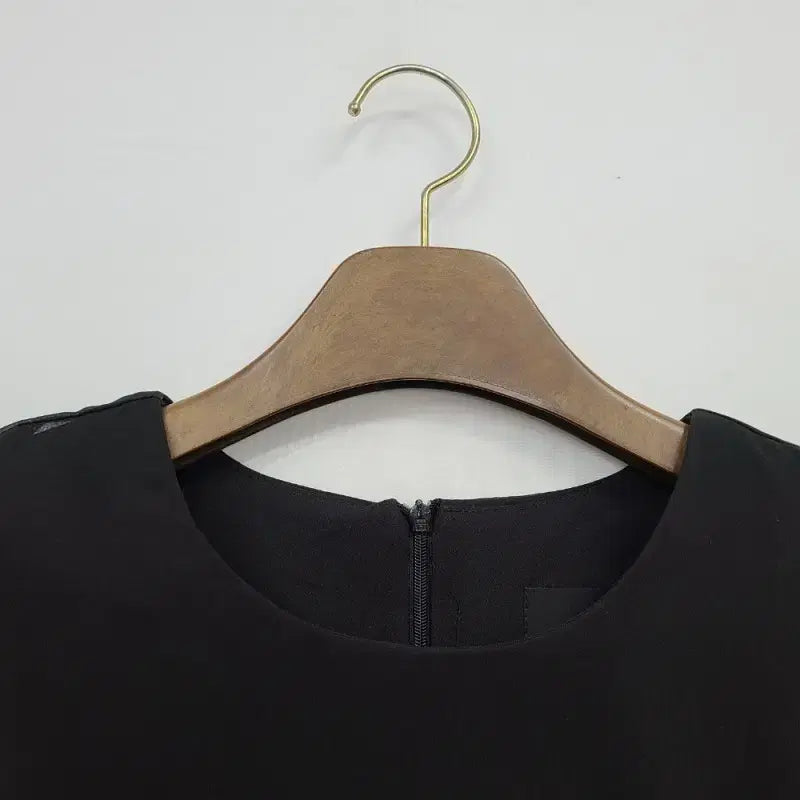 [BUNJANG] Alice Black Sleeveless Chiffon Dress / 마란트/66/블랙 민소매 쉬폰 원피스/앨리스/9825