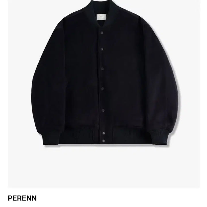 [BUNJANG] PERENN Padded Wool Stadium Jacket Navy Size 1 / (1) PERENN 퍼렌 패디드 울 스타디움 자켓 stadium